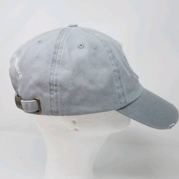 SAMUEL ADAMS Boston Lager cap Hat Distressed Gray 30 Years Independence One Size - Picture 4 of 8